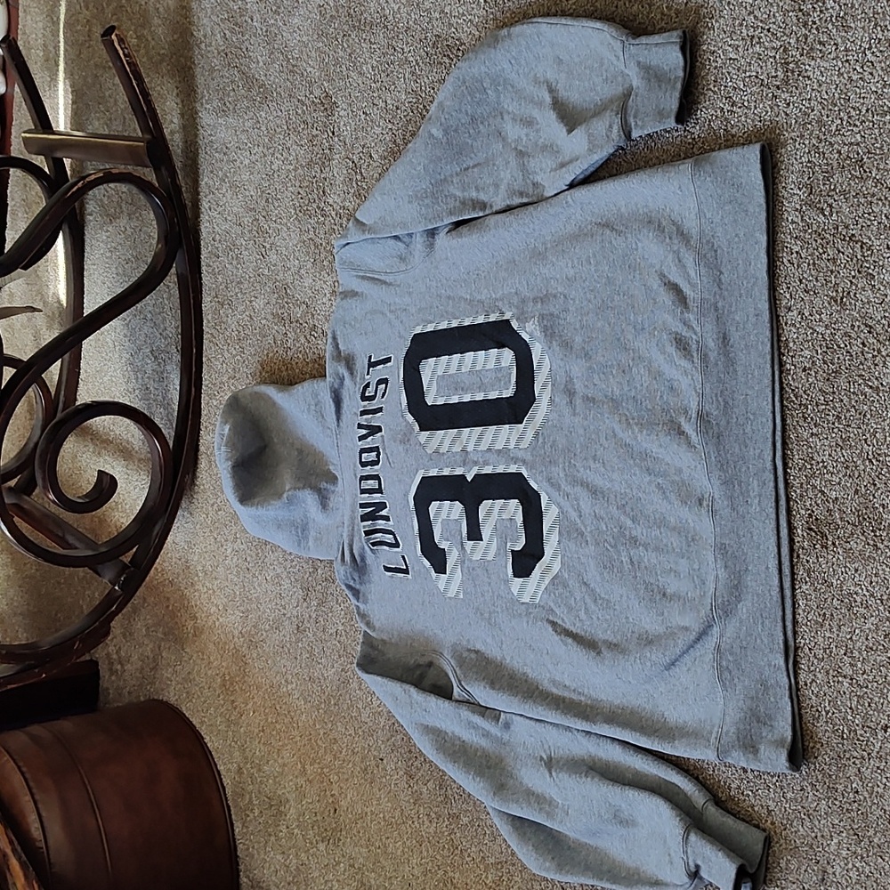 NY RANGERS Lundqvist #30 Hooded Sweatshirt Size Large - Picture 4 of 4
